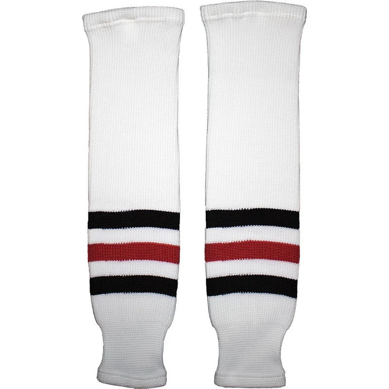 Bas NHL Chicago Blackhawks blanc senior Bas NHL Chicago Blackhawks Blanc Senior -pro patinage soldes product 10857146hd
